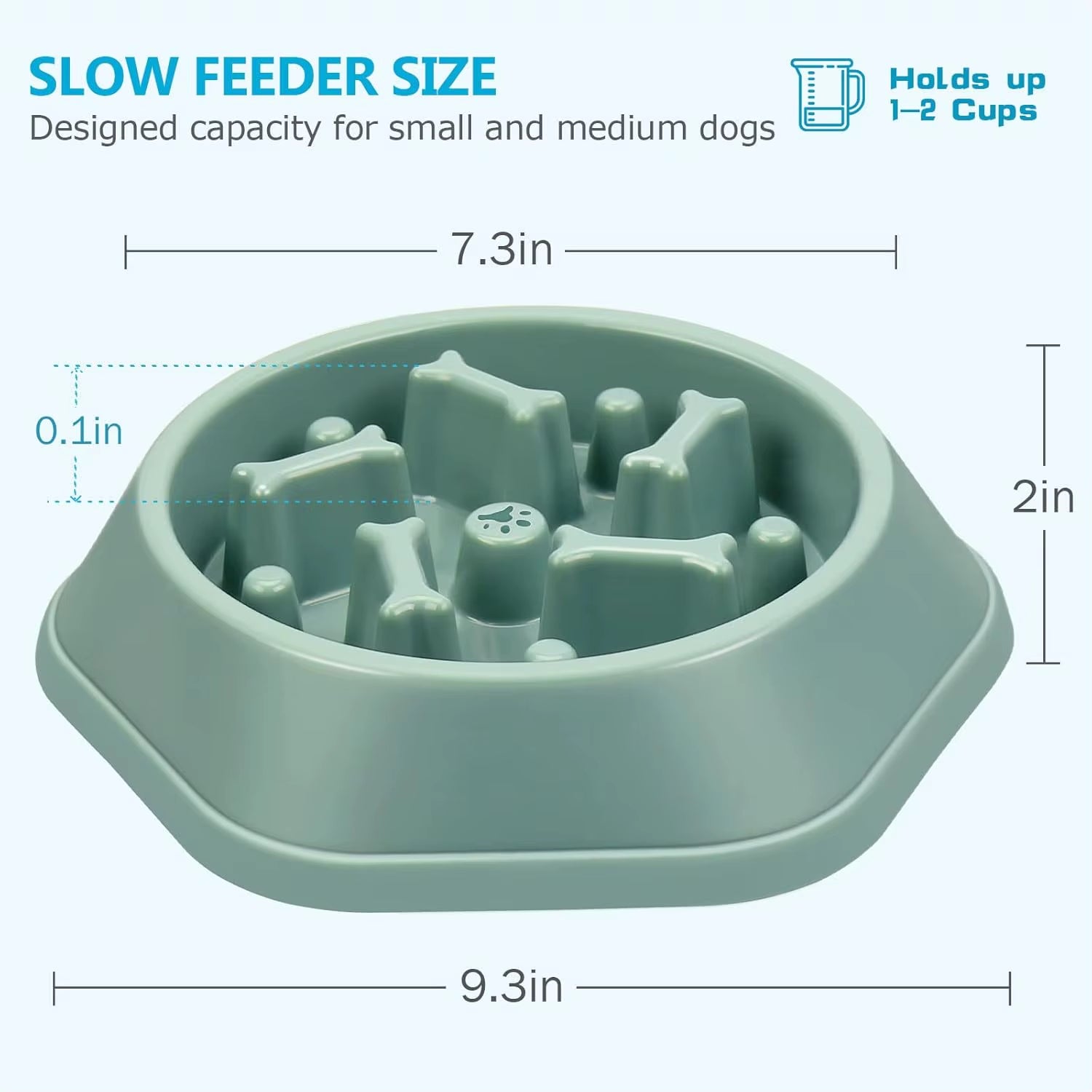 Wholesale Eco-Friendly Plastic Pet Dog Anti-Choking Bowls Non-Slip Puzzle Feeder Slow Food Bowls