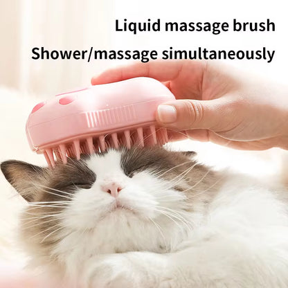 🐾 SteamGroom™ 3-in-1 Pet Brush (USB Rechargeable)