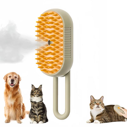 🐾 SteamGroom™ 3-in-1 Pet Brush (USB Rechargeable)