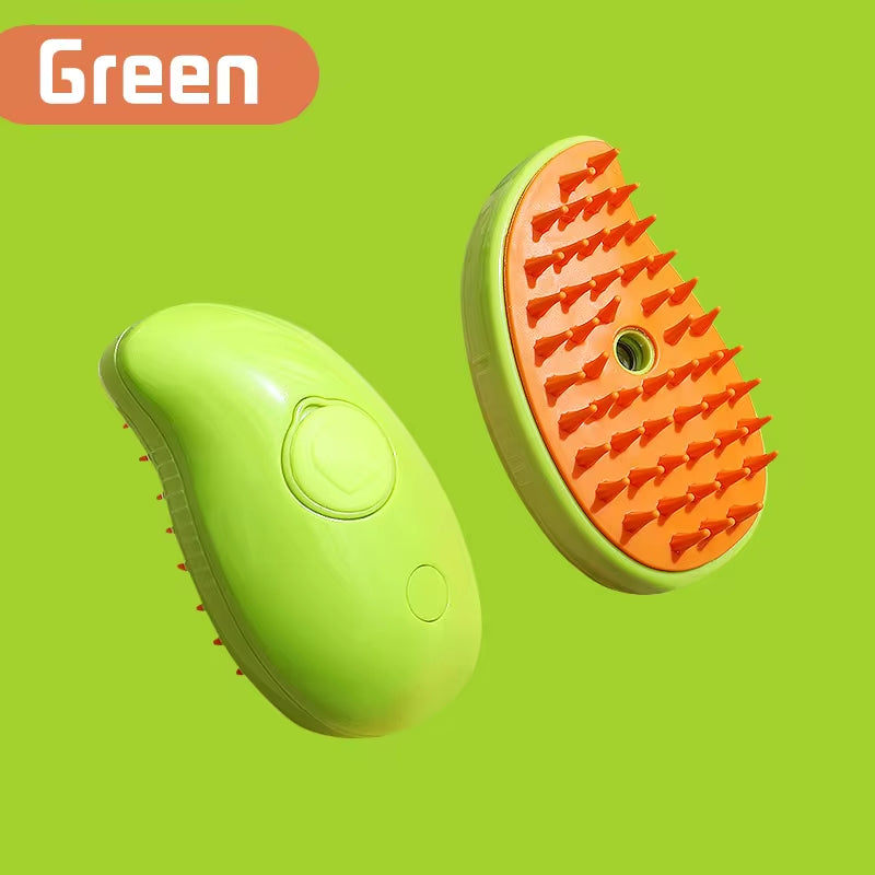 🐾 SteamGroom™ 3-in-1 Pet Brush (USB Rechargeable)